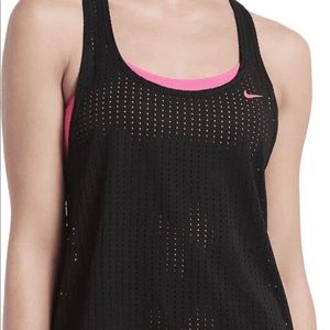 Nike mesh swim top
